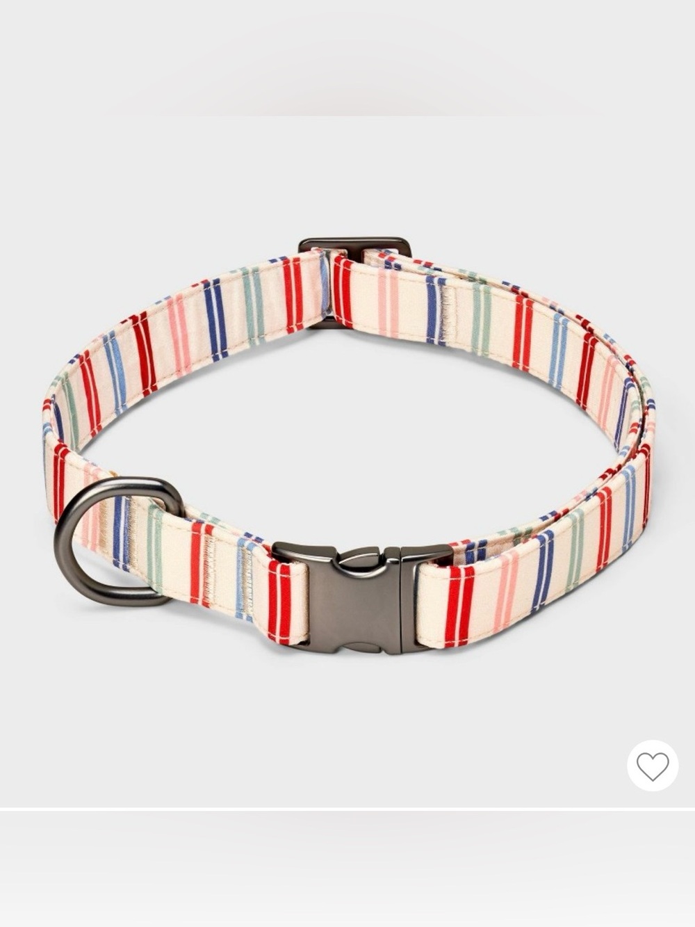 Two Boots & Barkley Multicolor Striped Dog Collars- Blue, Green, Red, Pink